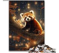 Puzzle da 1000 pezzi Galaxy Red Panda Puzzle impegnativo dimensioni 50x75cm Decorazione fai da te, sfida mentale, per adulti, famiglia, regalo di festa