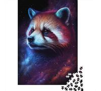 Puzzle da 1000 pezzi Galaxy Red Raccoon per adulti e adolescenti, puzzle di carta, regali per la vigilia di Natale, 1000 pezzi (38x26 cm)