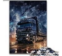 Puzzle da 1000 pezzi "Galaxy Truck" Puzzle in cartone, regalo perfetto per compleanni, Natale, Halloween, Ringraziamento, Pasqua 1000 pezzi(26x38cm)