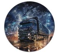 Puzzle da 1000 pezzi "Galaxy Truck" - Puzzle rotondo di carta, interazione familiare e sfida di ingegno, sfida di attività per famiglie (67,5x67,5 cm)