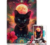 Puzzle da 1000 pezzi "Gatto dei sogni" per adulti e adolescenti 1000 pezzi gioco per famiglie regali di compleanno Sfida ad alta difficoltà (50x75cm)