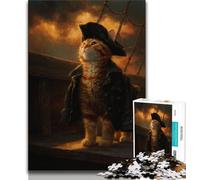 Puzzle da 1000 pezzi "Gatto di una famiglia aristocratica" per adolescenti, gioco per famiglie, antistress, sfida difficile, regali di Babbo Natale segreto, 50x75cm
