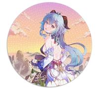 Puzzle da 1000 pezzi Genshin Impact Ganyu Puzzles per adulti, rompicapo impegnativo per adolescenti, divertente serata di giochi in famiglia 67,5x67,5 cm