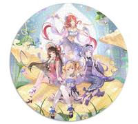 Puzzle da 1000 pezzi Genshin Impact Nilou Puzzle rotondi da 1000 pezzi per adulti per decorazioni per la casa, allenamento del cervello e regali per le feste 67,5x67,5 cm