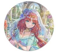 Puzzle da 1000 pezzi Genshin Impact, puzzle rotondi da 1000 pezzi per adulti, design intricato per adolescenti, decorazioni fai da te e divertimento che stimola il cervello, 67,5x67,5 cm
