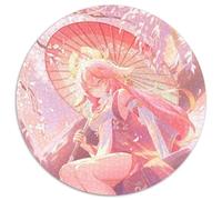 Puzzle da 1000 pezzi Genshin Impact Yae Miko Puzzle rotondi da 1000 pezzi per adulti, Halloween, Pasqua, Capodanno 67,5x67,5 cm