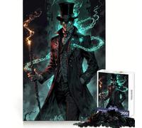 Puzzle da 1000 pezzi "Gentiluomo mistico con bastone e magia" per adulti, gioco di logica e svago, bordo liscio, regalo perfetto (38x26cm)