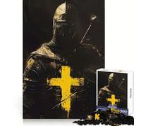 Puzzle da 1000 pezzi giallo neon spirituale per adulti, gioco per esercitare la mente, divertimento casual, taglio di precisione, regalo artistico 38x52cm
