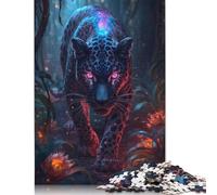 Puzzle da 1000 pezzi "Giamaica cosmica nella giungla" per adulti e adolescenti, puzzle per adulti e adolescenti, puzzle per adulti 38x26 cm/1000 pezzi