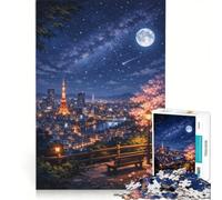 Puzzle da 1000 pezzi Giappone, Tokyo, gioco educativo, decorazione perfetta, compleanno e Natale 50x75cm