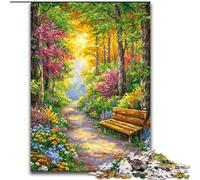 Puzzle da 1000 pezzi "Giardino fiorito", puzzle per adulti, 1000 giochi interattivi per famiglie, decorazioni fai da te per la casa, stimolante rompicapo regalo (dimensioni 50x75cm)