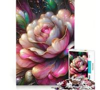 Puzzle da 1000 pezzi "Giardino Luminoso da Sogno", Gioco Rilassante, Decompressione Intellettuale, Collezione d'Artista, Belle Arti 38x26cm
