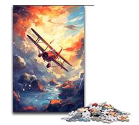 Puzzle da 1000 pezzi giochi educativi alianti circondati da schizzi Molti puzzle colorati per adulti Puzzle in legno per divertimento in famiglia Serata di giochi 75x50 cm