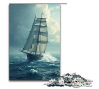 Puzzle da 1000 pezzi giochi educativi il vento si alza puzzle in legno per adulti per divertimento in famiglia e serate di gioco 1000 pezzi (75x50 cm)