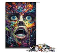 Puzzle da 1000 pezzi giochi educativi puzzle di strega cattiva per adulti puzzle in legno per divertimento in famiglia e serata di giochi 1000 pezzi (38x26 cm)
