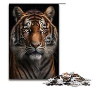 Puzzle da 1000 pezzi giochi educativi Tigre mi guarda negli occhi puzzle per adulti puzzle in legno per divertimento in famiglia e serata di giochi 75x50 cm