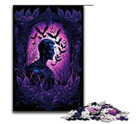 Puzzle da 1000 pezzi giochi educativi tra i pipistrelli puzzle in legno per adulti per divertimento in famiglia serata di giochi 75x50cm