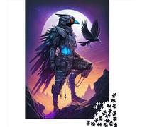 Puzzle da 1000 pezzi, gioco di puzzle con avventura mitica del corvo, puzzle di carta, gioco educativo, sfida, giocattolo come regalo di Natale, 38x26 cm/1000 pezzi