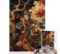 Puzzle da 1000 pezzi gioco divertente per donne cinesi ideale per le vacanze in casa per passare il tempo decorazione domestica e per rafforzare l'amore tra le coppie (26x38cm)