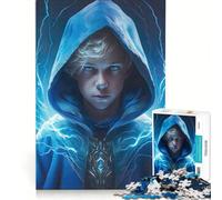 Puzzle da 1000 pezzi "Giovane mago anime" decorazione da parete stimolante da completare ideale per rafforzare il legame di coppia 38x52cm