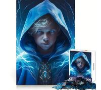 Puzzle da 1000 pezzi "Giovane mago anime" per adulti, ideale per migliorare la memoria e intrattenere nel tempo libero Taglio laser, arte, regalo di Natale (50x75cm)