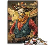 Puzzle da 1000 pezzi Giraffe Art, gioco stimolante e gioco per famiglie, ideale come regalo per tutta la famiglia, 26x38cm