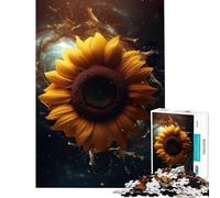 Puzzle da 1000 pezzi Girasole Galassia Via Lattea Gioco rilassante Giocattolo avvincente per coltivare la pazienza Ottimo regalo e giocattolo adatto alle coppie (Dimensioni 38x52cm)