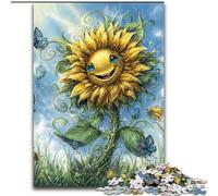 Puzzle da 1000 pezzi Girasole, regalo di Natale per adulti, ideale per ufficio, camera da letto, soggiorno (dimensioni 26x38cm)