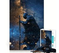 Puzzle da 1000 pezzi "Giuramento dei Cavalieri della Regina" per adolescenti, gioco di logica, leggero e rilassante, taglio perfetto, regalo affettuoso (50x75cm)