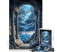Puzzle da 1000 pezzi "Gli echi di Atlantide" per adulti, regalo, per rafforzare la memoria, per un momento di serenità, con bordi di qualità e un desiderio di Babbo Natale 50x75cm