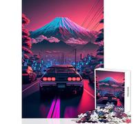 Puzzle da 1000 pezzi Going Down The Road Giocattoli antistress Regalo di compleanno Gioco pratico con pezzi completamente interconnessi di forma casuale Dimensioni 50x75cm