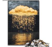 Puzzle da 1000 pezzi Golden Clouds per adulti e ragazzi, collezione di giocattoli e giochi intellettuali, belle arti (26x38cm)