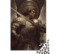 Puzzle Da 1000 Pezzi Golden Guardian Angel Armor Puzzle Per Adulti Gioco Pratico Vacanza A Casa Passatempo Natale Compleanno Regali 70x50cm/1000pcs