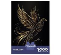 Puzzle Da 1000 Pezzi Golden Winged Eagle Puzzle Per Adulti Gioco Pratico Vacanza A Casa Passatempo Natale Compleanno Regali 38x26cm/1000pcs