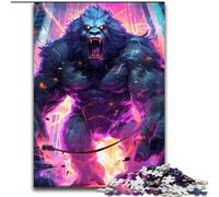 Puzzle da 1000 pezzi Gorilla Ultimate Power Impossible Jigsaw Puzzle per adulti dimensioni 50x75cm Rompicapo impegnativo per adolescenti, divertente serata di giochi in famiglia