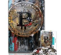 Puzzle da 1000 pezzi Graffiti Bitcoin Puzzle per adulti 1000 pezzi Relax Games è ideale come regalo per tutta la famiglia (50x75cm)