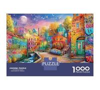 Puzzle da 1000 pezzi Graffiti Street, colorato, arte di strada della città, per giochi educativi per adulti, decorazione della casa, difficile, stimolante, per compleanno di uomini e donne, 70x50 cm