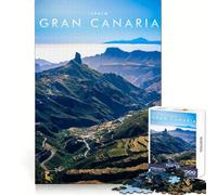 Puzzle da 1000 pezzi Gran Canaria Taglio preciso Gioco di concentrazione mentale Divertimento per il tempo libero Regalo di compleanno (38x26cm)