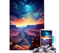 Puzzle da 1000 pezzi "Grand Canyon visto dall'alto" gioco interattivo educativo regalo perfetto per il Secret Santa (dimensioni 38x52cm)