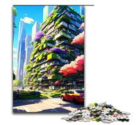Puzzle da 1000 pezzi Green City per adulti, puzzle in legno, gioco impegnativo, 1000 pezzi