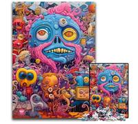 Puzzle da 1000 pezzi "Gruppo di mostri", rompicapo impegnativo per adolescenti, gioco interattivo divertente per famiglie, 50x75CM/19,68x29,52 pollici.