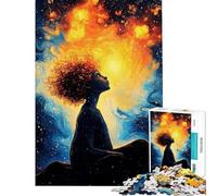 Puzzle da 1000 pezzi Guardando l'infinito - Gioco rilassante da assemblare compleanno e Natale (Dimensioni 50x75cm)