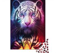 Puzzle da 1000 pezzi "Guardarsi allo specchio" per adulti, regalo di Halloween, puzzle di carta per adulti, 1000 pezzi (38x26 cm)