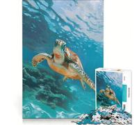 Puzzle da 1000 pezzi "Guardiano degli Oceani" gioco rompicapo rilassante e stimolante per l'intelletto ideale come regalo per tutta la famiglia 38x52cm