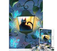Puzzle da 1000 pezzi Guardiano della luce e farfalle Decorazione per la casa Giocattoli Ottimo regalo per giochi Gioco pratico Difficile e stimolante Dimensioni 38x52cm