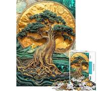 Puzzle da 1000 pezzi "Guardiano della Savana" per ragazzi difficile ogni pezzo è unico giocattolo educativo 38x52cm