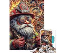 Puzzle da 1000 pezzi "Guardiano Gnomico" Puzzle per adulti Corsa di velocità manuale Difficile e stimolante Ideale come regalo 50x75cm