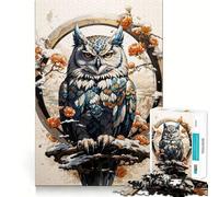 Puzzle da 1000 pezzi "Guardiano Vigilante Invernale" - Gioco di Esercizio Mentale - Incastro Stretto - Senza Spazi - Sfida Interattiva per il Cervello a Casa (38x52cm)
