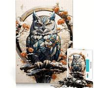 Puzzle da 1000 pezzi "Guardiano Vigilante Invernale" per adolescenti,gioco di memoria e concentrazione,taglio di qualità professionale,attività rilassante di gruppo al chiuso (38x26cm)