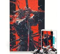 Puzzle da 1000 pezzi "Guerra Ninja" giocattolo educativo gioco di velocità manuale con pezzi di forma casuale completamente ad incastro 38x26cm